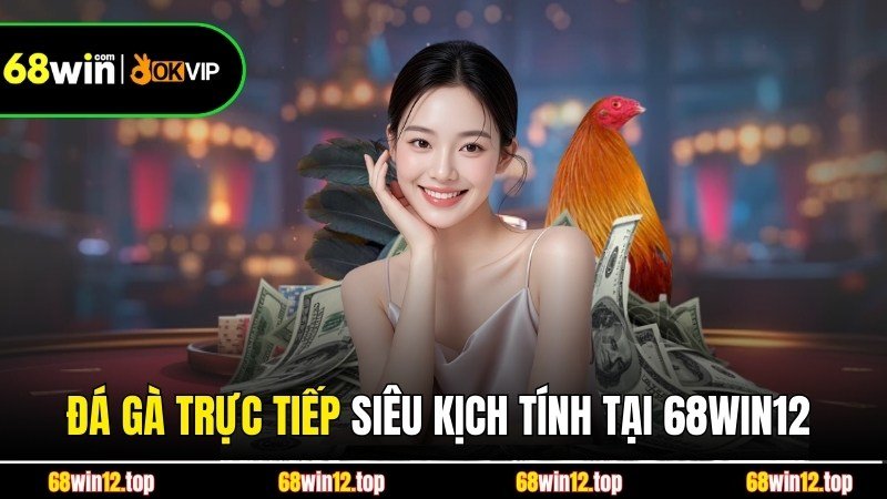 Trận đấu đá gà trực tiếp siêu kịch tính tại nhà cái 68win12 Trận đấu đá gà trực tiếp siêu kịch tính tại nhà cái 68win12